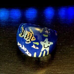 Resin Aquarium or Ocean Dome Ring